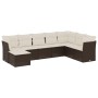 Set sofás de jardín 8 piezas y cojines ratán sintético marrón de , Conjuntos de jardín - Ref: Foro24-3218053, Precio: 495,53 ...