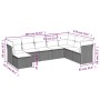 Set sofás de jardín 8 piezas y cojines ratán sintético marrón de , Conjuntos de jardín - Ref: Foro24-3218053, Precio: 495,53 ...