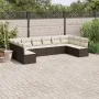 10-piece garden sofa set and brown synthetic rattan cushions by , Garden sets - Ref: Foro24-3218093, Price: 622,06 €, Discoun...