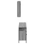 Sonoma gray plywood 3-piece bathroom furniture set by , Bathroom furniture - Ref: Foro24-3214788, Price: 159,87 €, Discount: %