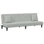 Juego de sofás con cojines 2 piezas terciopelo gris claro de , Sofás - Ref: Foro24-3216262, Precio: 288,36 €, Descuento: %