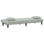 Sofa set with cushions 2 pieces light gray velvet by , Sofas - Ref: Foro24-3216262, Price: 293,82 €, Discount: %