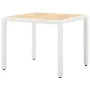 Juego de comedor de jardín 5 piezas ratán sintético blanco de vidaXL, Conjuntos de jardín - Ref: Foro24-45982, Precio: 371,65...