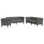 3-piece sofa set dark gray fabric by , Sofas - Ref: Foro24-3209192, Price: 781,12 €, Discount: %