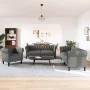 3-piece sofa set dark gray fabric by , Sofas - Ref: Foro24-3209192, Price: 711,52 €, Discount: %