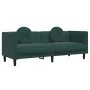 Dark green velvet 3-piece sofa set with cushions by , Sofas - Ref: Foro24-3209249, Price: 714,55 €, Discount: %