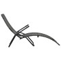 Faltbare Sonnenliege aus synthetischem Rattan in Grau von vidaXL, Liegen - Ref: Foro24-48128, Preis: 75,02 €, Rabatt: %