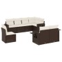 8-teilige Gartensofagarnitur und braune synthetische Rattankissen von , Gartensets - Ref: Foro24-3220442, Preis: 585,46 €, Ra...