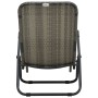 Faltbare Sonnenliege aus synthetischem Rattan in Grau von vidaXL, Liegen - Ref: Foro24-48128, Preis: 75,02 €, Rabatt: %