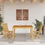 Garten-Esstisch aus massivem Akazienholz 110x110x75 cm von , Gartentische - Ref: Foro24-366369, Preis: 135,45 €, Rabatt: %