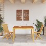 Mesa de comedor de jardín madera maciza de acacia 110x110x75 cm de , Mesas de jardín - Ref: Foro24-366369, Precio: 136,77 €, ...