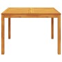 Mesa de comedor de jardín madera maciza de acacia 110x110x75 cm de , Mesas de jardín - Ref: Foro24-366369, Precio: 136,77 €, ...