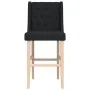 Hohe Hocker, 2 Stück, massives Gummiholz und Stoff von , Küchenhocker - Ref: Foro24-4006226, Preis: 96,33 €, Rabatt: %