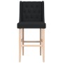 Hohe Hocker, 2 Stück, massives Gummiholz und Stoff von , Küchenhocker - Ref: Foro24-4006226, Preis: 131,30 €, Rabatt: %