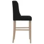 Hohe Hocker, 2 Stück, massives Gummiholz und Stoff von , Küchenhocker - Ref: Foro24-4006226, Preis: 96,33 €, Rabatt: %