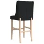 Hohe Hocker, 2 Stück, massives Gummiholz und Stoff von , Küchenhocker - Ref: Foro24-4006226, Preis: 96,33 €, Rabatt: %