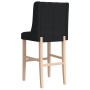 Hohe Hocker, 2 Stück, massives Gummiholz und Stoff von , Küchenhocker - Ref: Foro24-4006226, Preis: 131,30 €, Rabatt: %