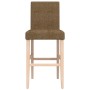 Hohe Hocker, 2 Stück, massives Gummiholz und Stoff von , Küchenhocker - Ref: Foro24-4006195, Preis: 87,57 €, Rabatt: %