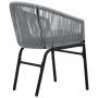 Gartenstühle 2 Einheiten synthetisches Rattan anthrazit von vidaXL, Gartenstühle - Ref: Foro24-48137, Preis: 155,45 €, Rabatt: %