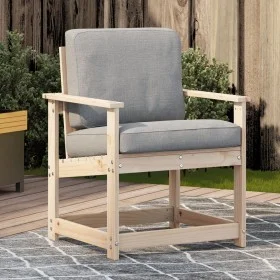 Gartenstuhl aus massivem Kiefernholz 62x56x77 cm von , Modulare Sofas für den Außenbereich - Ref: Foro24-832625, Preis: 50,58...