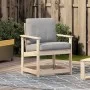 Gartenstuhl aus massivem Kiefernholz 62x56x77 cm von , Modulare Sofas für den Außenbereich - Ref: Foro24-832625, Preis: 50,58...