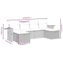 Garden sofa set with beige cushions mix 6 pieces PE rattan by , Garden sets - Ref: Foro24-3263855, Price: 356,10 €, Discount: %