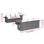 7-teiliges Garten-Essset und schwarze Kissen aus synthetischem Rattan von , Gartensets - Ref: Foro24-3256784, Preis: 459,38 €...