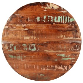 Tablero de mesa redondo madera maciza reciclada Ø 70x1,5 cm