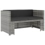 5-teiliges Gartenmöbel-Set und graue synthetische Rattankissen von vidaXL, Gartensets - Ref: Foro24-48134, Preis: 297,99 €, R...