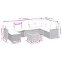 8-teiliges Gartensofa-Set und schwarze synthetische Rattankissen von , Gartensets - Ref: Foro24-3264870, Preis: 555,34 €, Rab...