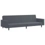 Zweiteilige Sofagarnitur aus dunkelgrauem Samt von , Sofas - Ref: Foro24-3216281, Preis: 312,69 €, Rabatt: %