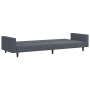 Zweiteilige Sofagarnitur aus dunkelgrauem Samt von , Sofas - Ref: Foro24-3216281, Preis: 318,77 €, Rabatt: %