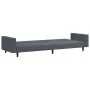 Zweiteilige Sofagarnitur aus dunkelgrauem Samt von , Sofas - Ref: Foro24-3216281, Preis: 312,69 €, Rabatt: %