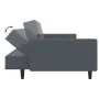 Zweiteilige Sofagarnitur aus dunkelgrauem Samt von , Sofas - Ref: Foro24-3216281, Preis: 312,69 €, Rabatt: %