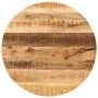 Round table top solid rough mango wood Ø 70x3.8 cm by , Table tops - Ref: Foro24-370011, Price: 87,25 €, Discount: %