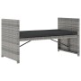 5-teiliges Gartenmöbel-Set und graue synthetische Rattankissen von vidaXL, Gartensets - Ref: Foro24-48134, Preis: 297,99 €, R...