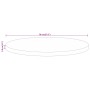 Round table top solid rough mango wood Ø 70x3.8 cm by , Table tops - Ref: Foro24-370011, Price: 116,21 €, Discount: %