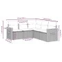 Garden sofa set with cushions 5 pieces gray synthetic rattan by , Garden sets - Ref: Foro24-3226802, Price: 327,76 €, Discoun...