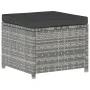 Set de muebles de jardín 5 pzas y cojines ratán sintético gris de vidaXL, Conjuntos de jardín - Ref: Foro24-48134, Precio: 27...