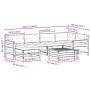 Set muebles jardín 7 pzas con cojines madera maciza pino blanco de , Conjuntos de jardín - Ref: Foro24-3250945, Precio: 610,1...