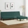 Dark green velvet 2-piece sofa set by , Sofas - Ref: Foro24-3216276, Price: 297,64 €, Discount: %