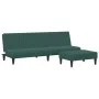Dark green velvet 2-piece sofa set by , Sofas - Ref: Foro24-3216276, Price: 297,64 €, Discount: %