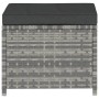 5-teiliges Gartenmöbel-Set und graue synthetische Rattankissen von vidaXL, Gartensets - Ref: Foro24-48134, Preis: 297,99 €, R...