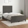 Dunkelgrauer Samtbettrahmen mit Kopfteil 120x190 cm von , Betten und Lattenroste - Ref: Foro24-3270591, Preis: 168,95 €, Raba...