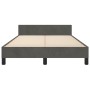 Dark gray velvet bed frame with headboard 120x190 cm by , Beds and slatted bases - Ref: Foro24-3270591, Price: 172,87 €, Disc...