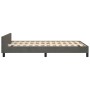 Dark gray velvet bed frame with headboard 120x190 cm by , Beds and slatted bases - Ref: Foro24-3270591, Price: 172,87 €, Disc...