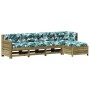 5-piece garden furniture set with impregnated pine wood cushions by , Garden sets - Ref: Foro24-3250835, Price: 523,98 €, Dis...
