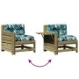 5-piece garden furniture set with impregnated pine wood cushions by , Garden sets - Ref: Foro24-3250835, Price: 510,28 €, Dis...
