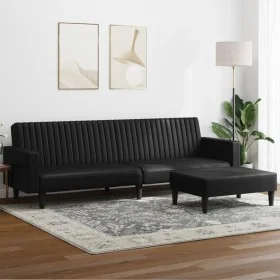 2-piece black synthetic leather sofa set by , Sofas - Ref: Foro24-3216288, Price: 343,80 €, Discount: %