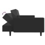 Black velvet 2-piece sofa set by , Sofas - Ref: Foro24-3216283, Price: 350,80 €, Discount: %